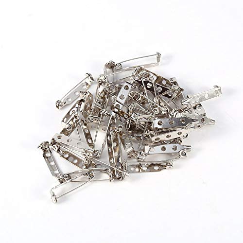 Pins - Pin Lock Back Safety Catch Rolling Craft DIY mejores accesorios para coser Kit 20/25/32/38 mm, 50 unidades (25 mm)