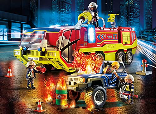 PLAYMOBIL City Action Operación de Rescate con Camión de Bomberos, A partir de 4 años (70557)