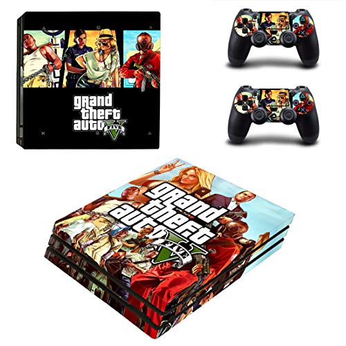 PS4 Pro Grand Theft Auto 5 (GTA5) - Vinilo adhesivo para consola PS4 Pro Grand Theft Auto 5 (GTA5)