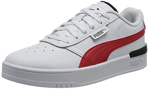 PUMA Clásico, Zapatillas Unisex Adulto, Blanco Alto Risk Rojo Negro, 38 EU