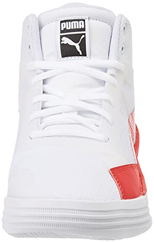 PUMA Clyde All-Pro Team Mid, Zapatillas de bsquetbol Unisex Adulto, Rojo de Alto Riesgo, 49.5 EU