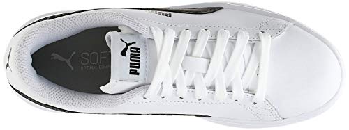 PUMA Smash v2 L, Zapatillas, para Unisex adulto, Blanco (Puma White-Puma Black), 48.5 EU