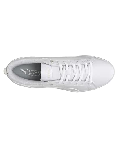 PUMA Smash Wns v2 L, Zapatillas Bajas, para Mujer, Blanco (Puma White-Puma White), 36 EU