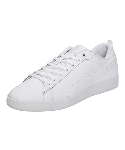 PUMA Smash Wns v2 L, Zapatillas Bajas, para Mujer, Blanco (Puma White-Puma White), 36 EU