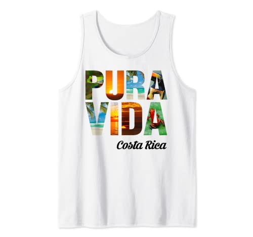 Pura Vida Costa Rica Camiseta sin Mangas