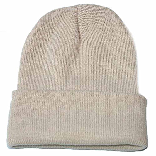 Qixiu Gorro de punto para mujer, cálido, grueso, bonito, esquiar, escalar, cálido gorro de invierno, G, Talla única