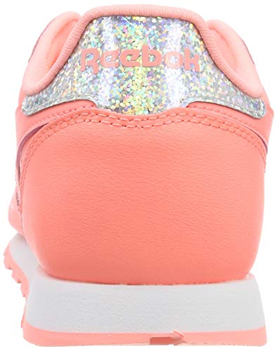 Reebok Classic Leather Pastel, Zapatillas de Running para Niñas,(Sour Melon / White), 36.5 EU