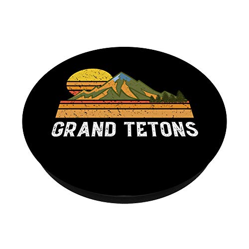 Regalo de vacaciones de montaña - Monte Escalada Senderismo Grand Teton PopSockets PopGrip Intercambiable