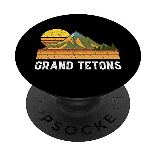 Regalo de vacaciones de montaña - Monte Escalada Senderismo Grand Teton PopSockets PopGrip Intercambiable