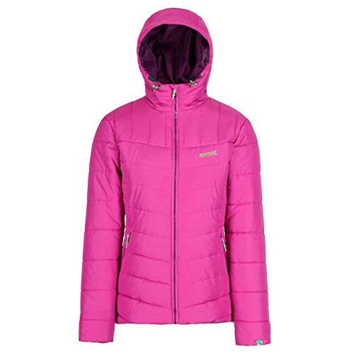 Regatta Nevado II Water Repellent Insulated Hooded Chaqueta, Mujer, Vivid Viola, Talla 12