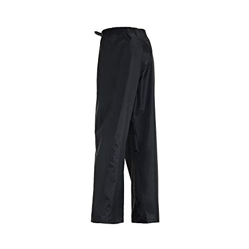 Regatta Pantalones para niños Stormbreak Impermeables con Costuras Selladas Overtrousers, Infantil, Negro, 5-6 años