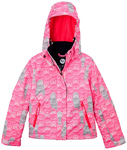 Roxy Snowboard Jacke Jet Ski Girl Jacket - Chaqueta de esquí para Mujer, Color Rosa, Talla DE: 12