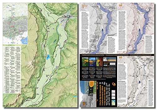 Ruta del Vino Bolzano 15/30 en la Vía Claudia Augusta - 3 mapas históricos cada uno + 1 actual lleno de consejos de excursiones y experiencias de vacaciones - "4 mapas a través de los milenios"