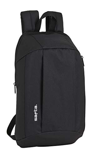 Safta Mini Mochila Uso Diario, 220x100x390mm, Negro, M (M821A)