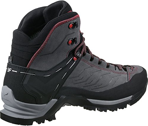 Salewa MS Mountain Trainer Mid Gore-TEX Botas de Senderismo, Charcoal/Papavero, 41 EU