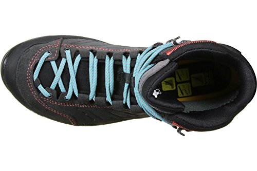 Salewa WS Mountain Trainer Mid Gore-TEX Botas de Senderismo, Magnet/Viridian Green, 36 EU