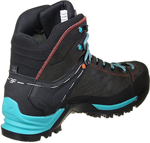 Salewa WS Mountain Trainer Mid Gore-TEX Botas de Senderismo, Magnet/Viridian Green, 36 EU