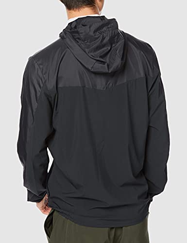 Salomon Agile Fz Hoodie Sudadera Hombre, Negro (Black), S