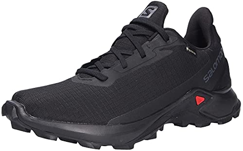 Salomon Alphacross 3 GORE-TEX, Zapatillas de Trail Running para Hombre, Impermeables, Ofrecen Rendimiento en Todo Tipo de Terrenos, Negro, 46 2/3