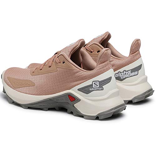 Salomon Alphacross Blast Mujer Zapatos de trail running, Rosado (Sirocco/Vanilla Ice/Frost Gray), 42 ⅔ EU