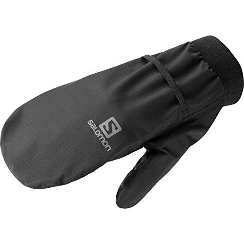 Salomon Bonatti WP Mitten Guantes de Carrera de montaña/Senderismo, Unisex Adulto, Negro (Black), M/L