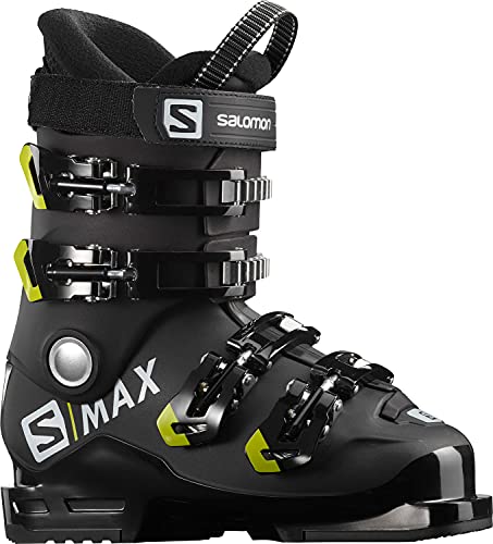 SALOMON Botas Alpinas S/MAX 60 RT L, esquí, Black/Acid G, 39.5 EU
