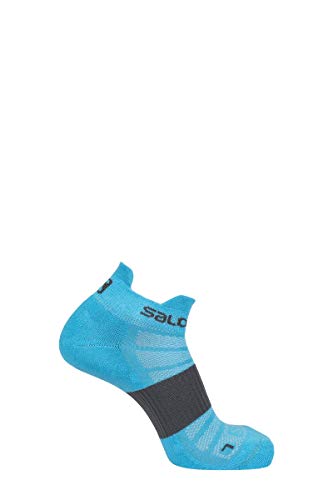 SALOMON Calcetines unisex Sense 2-pack Shell Jacket, Unisex, Chaqueta Shell, LC1339700, Hierro forjado/Azul vivo, Small