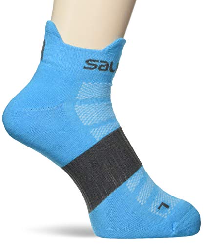 SALOMON Calcetines unisex Sense 2-pack Shell Jacket, Unisex, Chaqueta Shell, LC1339700, Hierro forjado/Azul vivo, Small