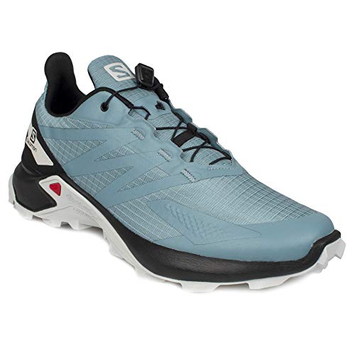 Salomon Calzado Bajo Supercross Blast - Zapatillas de running para hombre, azul claro, 40 EU