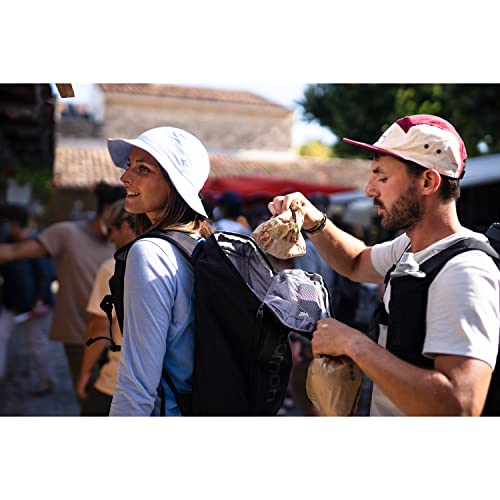 Salomon CLASSIC BUCKET HAT, Gorro unisex con tejido técnico y ancha visera protectora