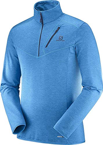 SALOMON Discovery HZ M - Jersey, Hombre, Azul(Hawaiian Surf Heathe)