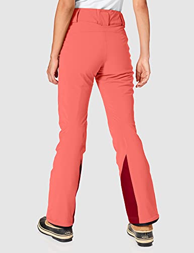 SALOMON Icemania Pant W Pantalón de esquí, Mezcla de sintéticos, Mujer, Rosa (Calypso Coral), L/R