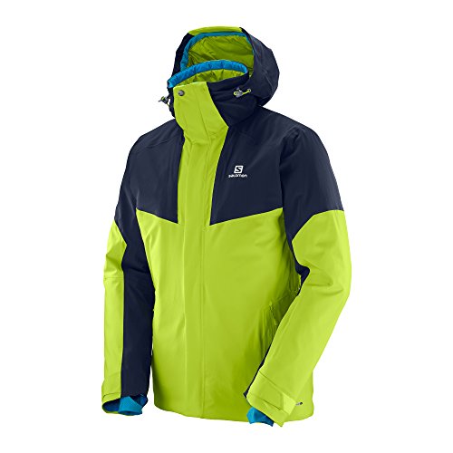 SALOMON ICEROCKET JKT M - Chaqueta, Hombre, Verde - (Acid Lime/Night Sky)