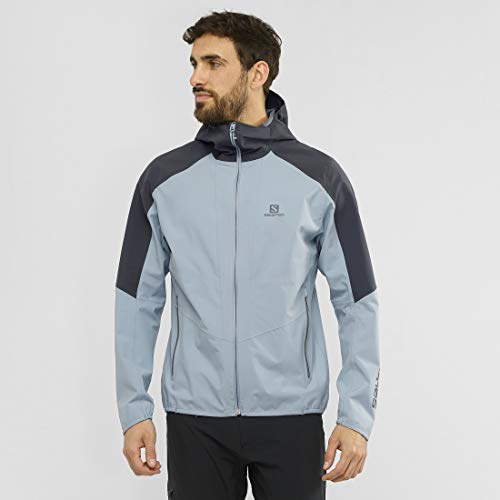 SALOMON Outline JKT M Chaqueta, Hombre, Ashley Blue/Ebony, s