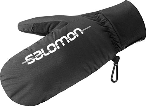 Salomon RS Warm Mitten Guantes de Carrera de montaña/Senderismo, Unisex Adulto, Negro (Black), L