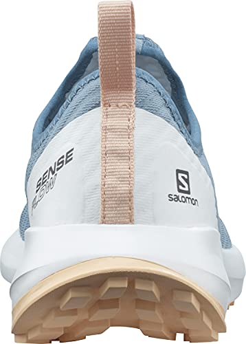 Salomon Sense Flow unisex-niños Zapatos de trail running, Azul (Ashley Blue/White/Almond Cream), 33 EU