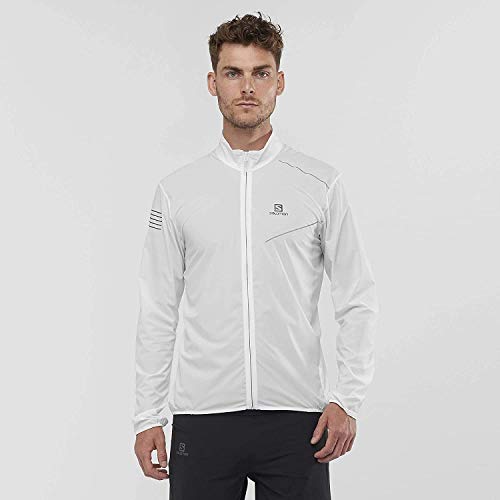 SALOMON Sense Jacket Chaqueta, Hombre, White, 2XL