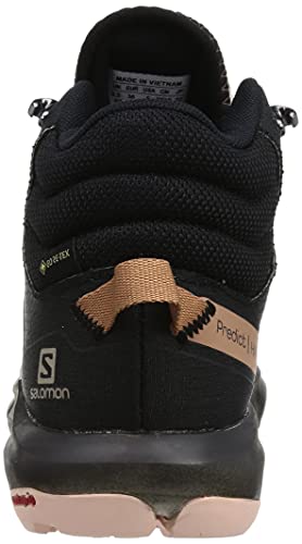 SALOMON Shoes Predict Hike Mid GTX W, Zapatillas de Senderismo Mujer, Vintage Kaki/Black/Mocha Mousse, 40 EU