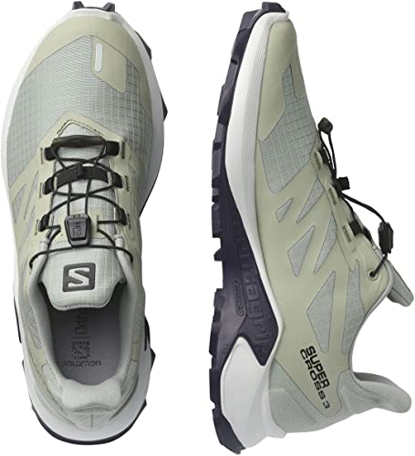 SALOMON Shoes Supercross 3 W, Zapatillas de Running Mujer, Wrought Iron/Nimbus Cloud/Mysterios, 36 EU