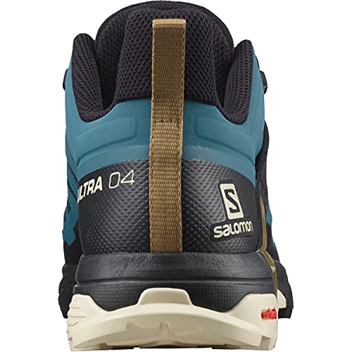 SALOMON Shoes X Ultra 4, Zapatillas de Senderismo Hombre, Mallard Blue/Bleached Sand/Bronze B, 41 1/3 EU