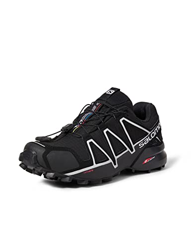 Salomon Speedcross 4 GTX, Hombre, Negro (Black/Silver Metallic-X), 40 2/3 EU