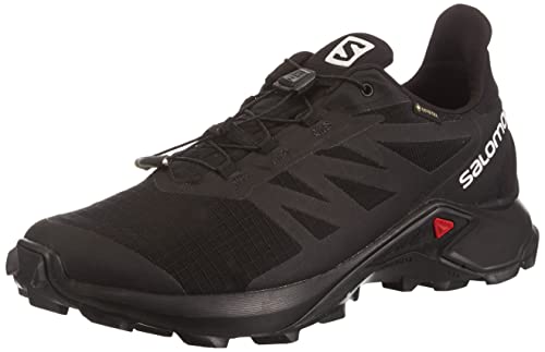 Salomon Supercross 3 GTX, Zapatillas para Correr Hombre, Black, 41 1/3 EU