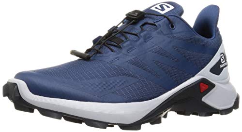 SALOMON Supercross Blast, Zapatillas de Senderismo Hombre, Dark Denim/Pearl Blue/Ebony, 49 1/3 EU