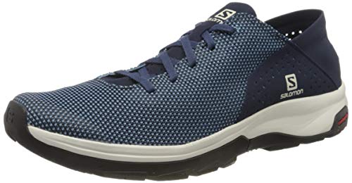 Salomon Tech Lite Hombre Zapatos de trekking, Azul (Niagara/Navy Blazer/Black), 40 EU