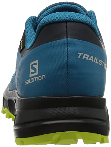 Salomon Trailster 2 Gore-Tex (impermeable) Hombre Zapatos de trail running, Azul (Lyons Blue/Navy Blazer/Evening Primrose), 42 EU