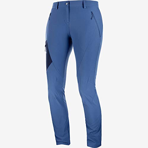 SALOMON Wayfarer Tapered Pant Pantalón, Mujer, Dark Denim, 40/R