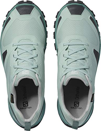 Salomon XA Collider Gore-Tex (impermeable) Mujer Zapatos de trail running, Azul (Icy Morn/Lunar Rock/North Atlantic), 44 EU