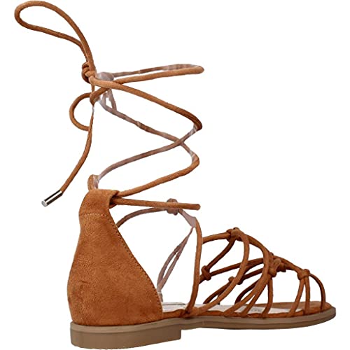 Sandalias Mujer MTNG | Sandalias Rain 50512 | MTNG Mujer | Sandalias Romana | Cierre con Cordones | 49257 | Marron | 40