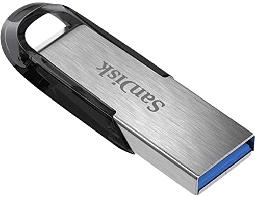 SanDisk Ultra Flair Memoria flash USB 3.0 de 16 GB, con carcasa de metal duradera y elegante y hasta 130 MB/s de velocidad de lectura, Negro