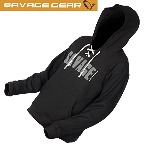 Savage Gear Sudadera Hombre Null Simply Savage Hoodie - Gray, XXL